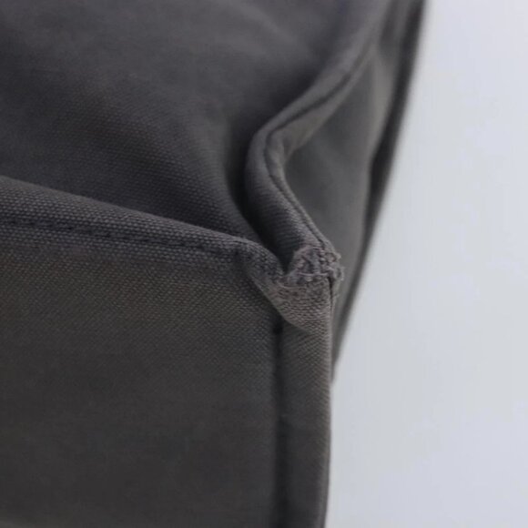 HERMES Fourre Tout PM Tote Bag Canvas Gray Silver Auth ti2154 - Picture 4 of 16